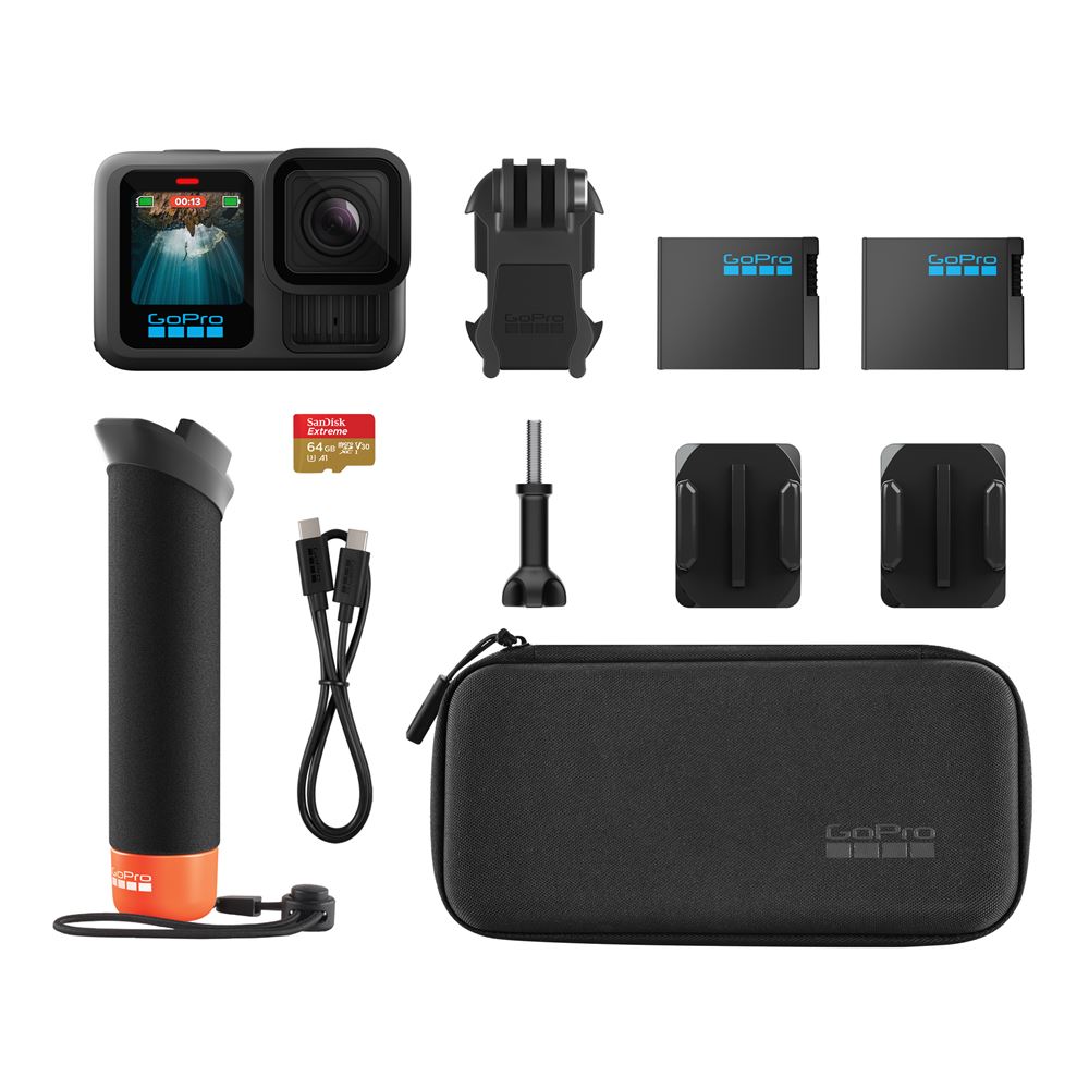 1 GoPro HERO13 Schwarz + Zubehör Sport Kamera Pack – Bild 1