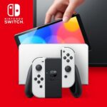 NINTENDO SWITCH OLED Modell Konsole weiß - Handheld Spielekonsole – Bild 3