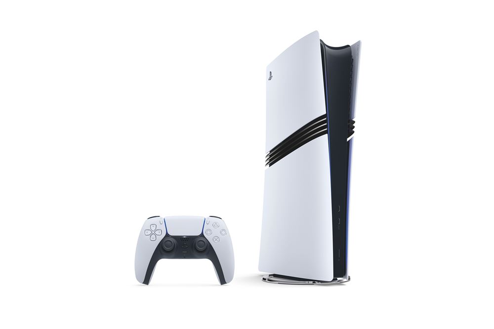 A1 Konsole Sony PS5 Pro Weiß & Schwarz – Bild 1