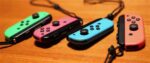Nintendo Switch-Konsole mit roter und blauer Neon V3 Wireless Joy-Con – Bild 8