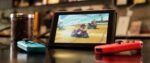 Nintendo Switch-Konsole mit Paar kabelloser Joy-Con-Controller Rot und Neonblau V3 – Bild 5