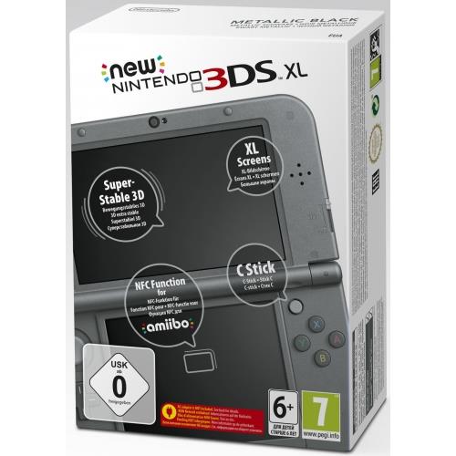 D1 Konsole Nintendo New 3DS XL Schwarz Metallic – Bild 1