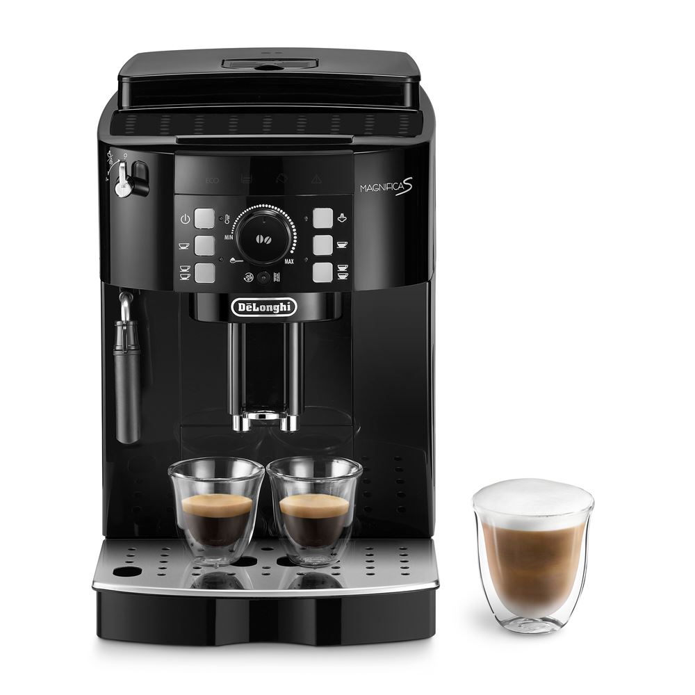 Expreo-avec-broyeur-Delonghi-Magnifica-S-ECAM21113B-1450-W-Noir.jpg Delonghi Magnifica S ECAM21113B 1450 W Schwarze Espressomaschine mit Mahlwerk – Bild 1
