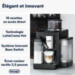 Delonghi Rivelia Latte FEB4455.B 1450 W Onyxschwarz Espressomaschine mit Mahlwerk – Bild 4