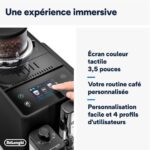 Delonghi Rivelia Latte FEB4455.B 1450 W Onyxschwarz Espressomaschine mit Mahlwerk – Bild 2