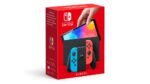Nintendo Switch (OLED-Modell) mit Joy-Con-Controllern blau neon / rot neon