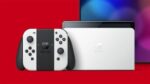 Nintendo Switch (OLED-Modell) mit Dock und weißen Joy-Con-Controllern – Bild 4