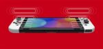 Nintendo Switch (OLED-Modell) mit Dock und weißen Joy-Con-Controllern – Bild 6