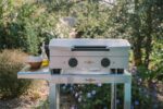 Krampouz Style Doppelte elektrische Plancha aus Edelstahl, 2500 W, schwarzer Edelstahl – Bild 4
