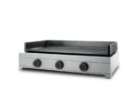 Forge Adour Modern 75 I 6000 W Schwarz und Silber Gas Plancha