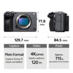 Vollformat-Videokamera Sony Alpha FX3 nackt anthrazit