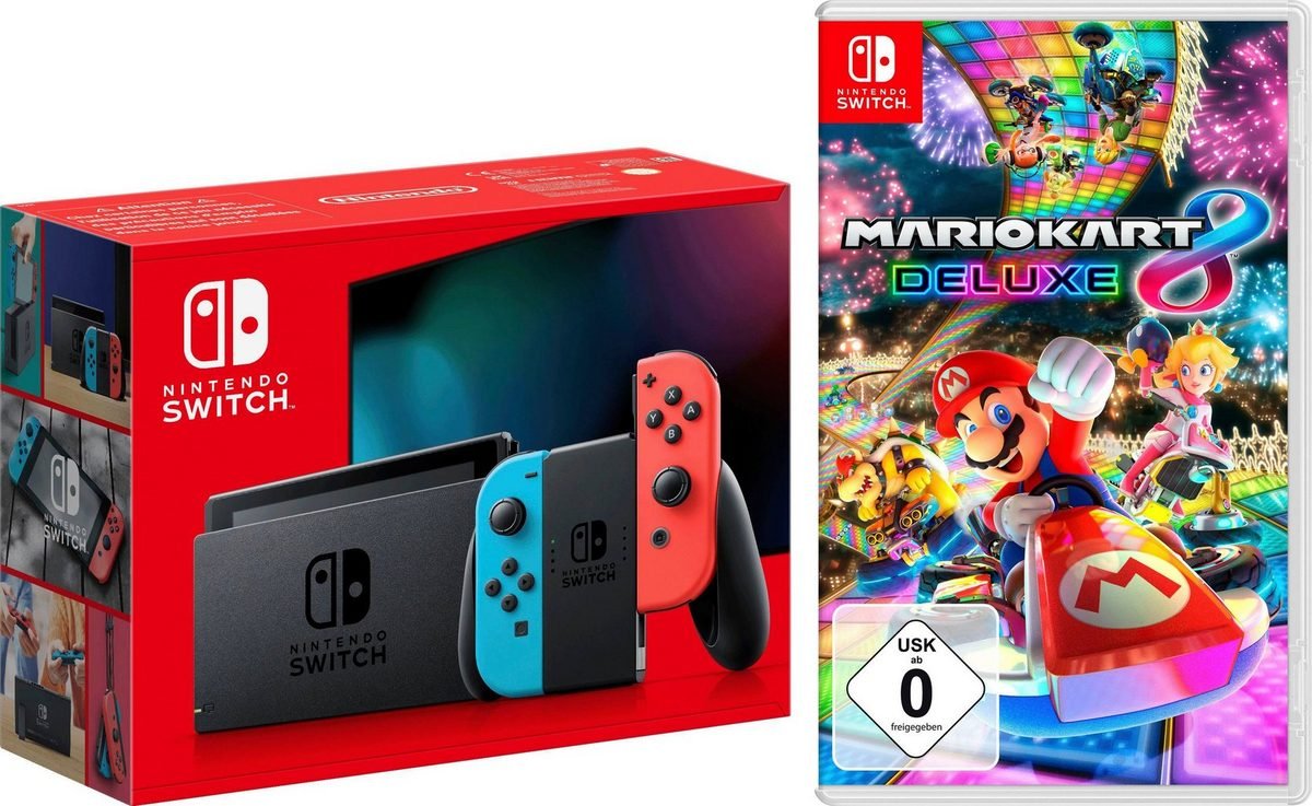 af94dd7d-8e74-534a-b8cb-27e780383716.jpg NINTENDO Switch Neon-Rot/Neon-Blau – Bild 1