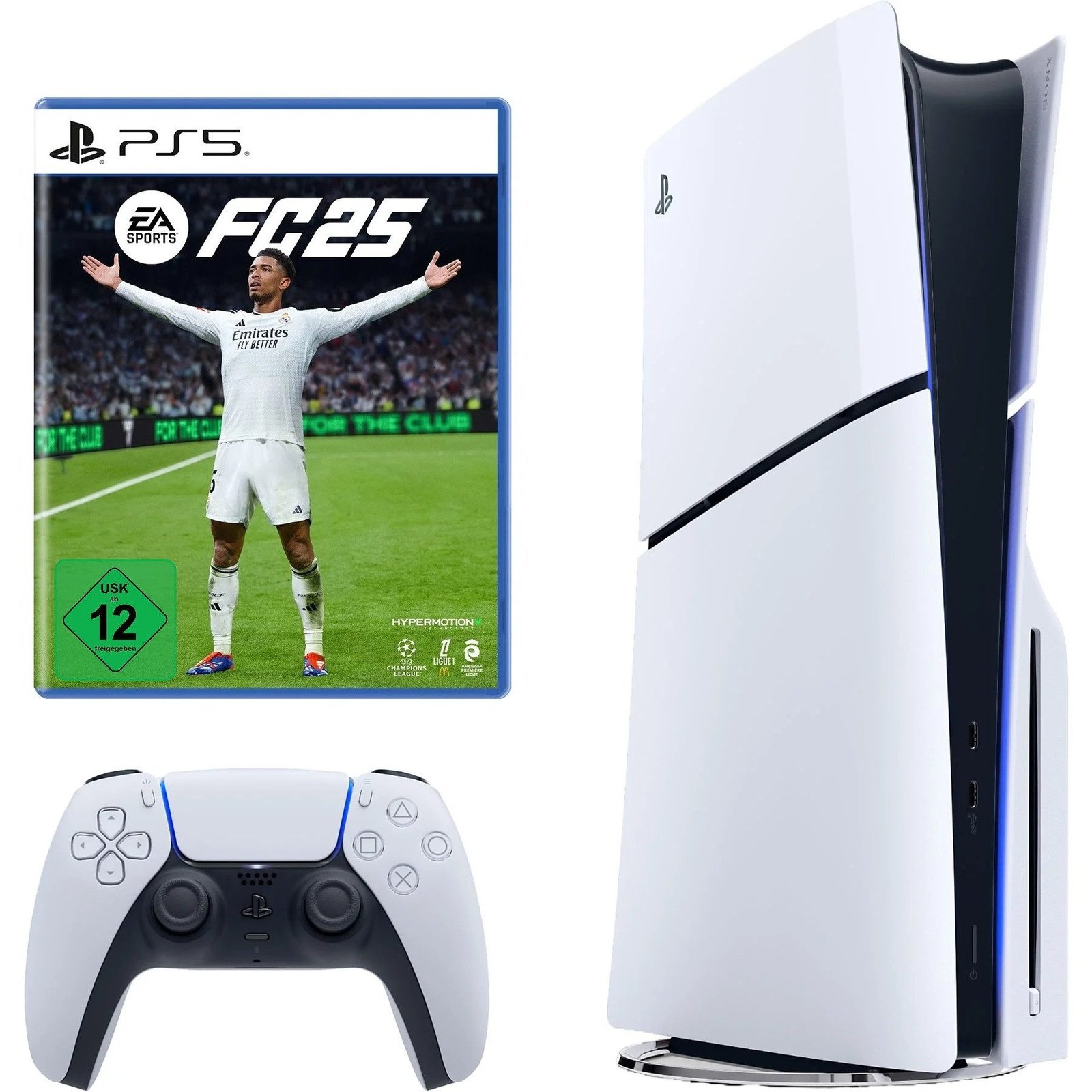 b74ba925-5f21-4bf6-959c-fb9fea565bdd.jpeg PlayStation 5 Slim Konsole + EA SPORTS FC 25 Bundle Set – Bild 1