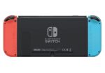 NINTENDO SWITCH OLED Modell Konsole schwarz neon-blau-rot Handheld Spielekonsole – Bild 5
