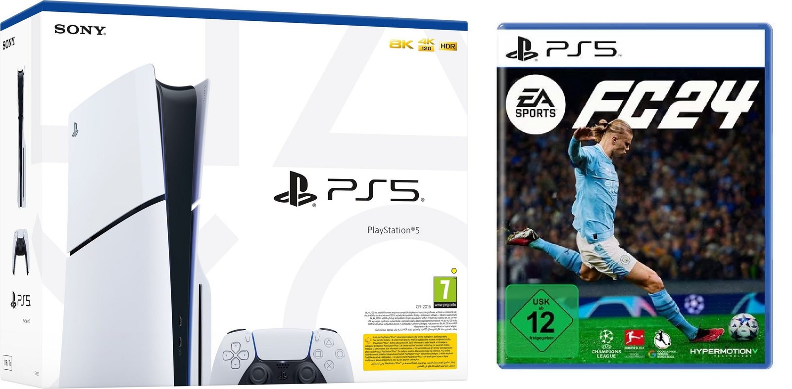 f0e575e7-1a81-483b-8164-0139e58a8756.jpeg PS5 Konsole Slim + EA Sports FC 24 FIFA24 Bundle – Bild 1